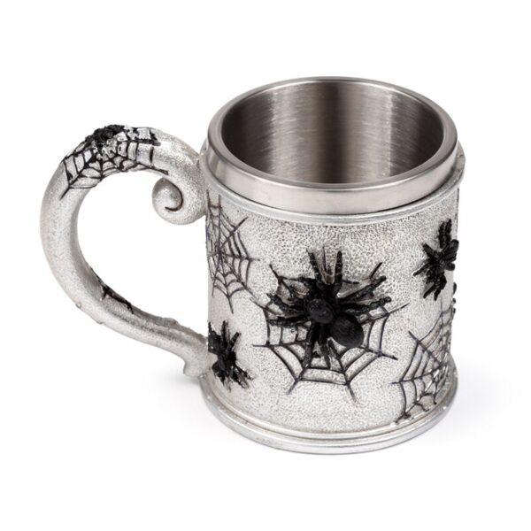 GOTH61_006_1745579313 Decorative Tankard - Spider Web
