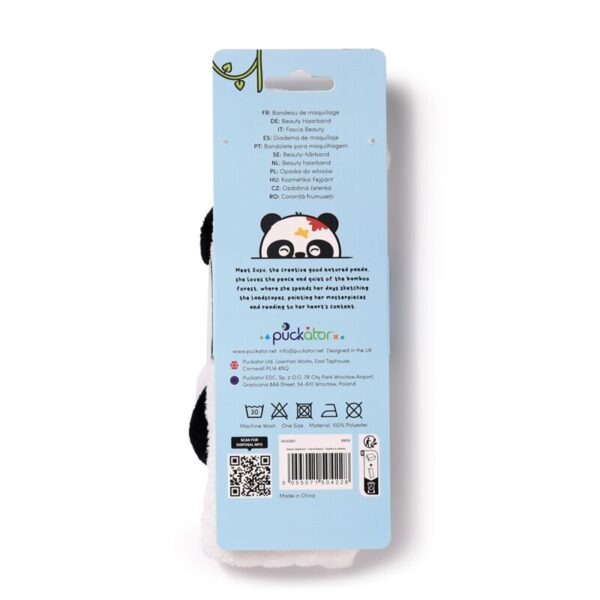 HEADB01_008_1737452600 Plush Beauty Headband - Adoramals Susu the Panda