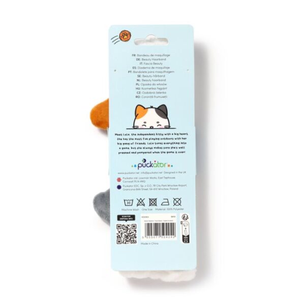 HEADB03_008_1737452653 Plush Beauty Headband - Adoramals Lola the Cat