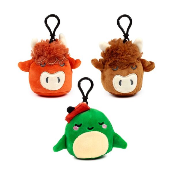 KEY306_002_1747924770 Squidglys Plush Mini Keyring - Scotland Souvenir