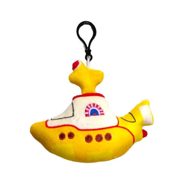 KEY307_001_1746206156 Squidglys Plush Mini Keyring - The Beatles Yellow Submarine