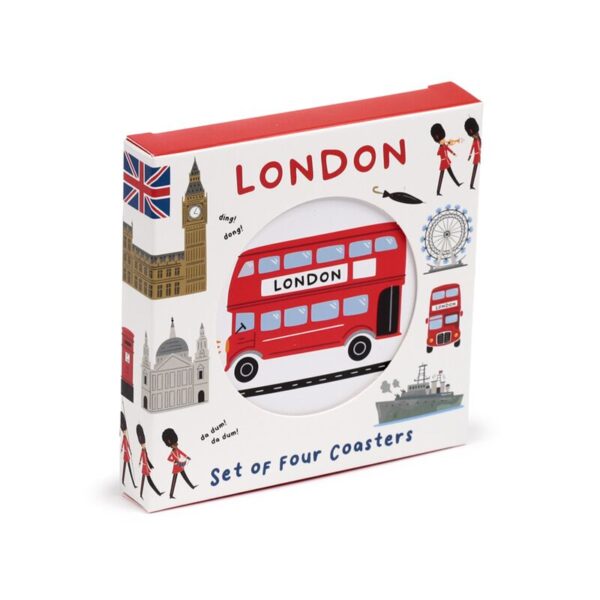 KP82_001_1749041310 Novelty Coasters - London Souvenir - Set of 4's