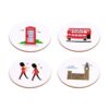 KP82_002_1749041310 Novelty Coasters - London Souvenir - Set of 4's