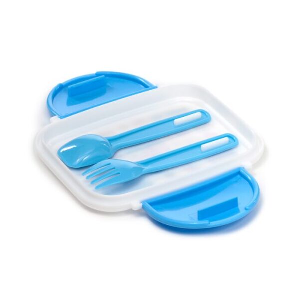 LBOX112_008_1728554295 Bento Clip Lock Lunch Box with Cutlery - Volkswagen VW T1 Camper Bus Retro