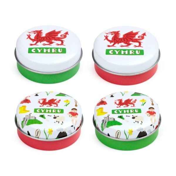 Lip Balm in a Tin - Welsh Dragon Wales (Cymru)