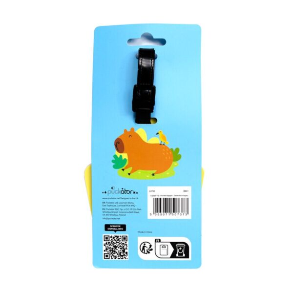 LUT43_006_1745915351 PVC Luggage Tag - Capybara