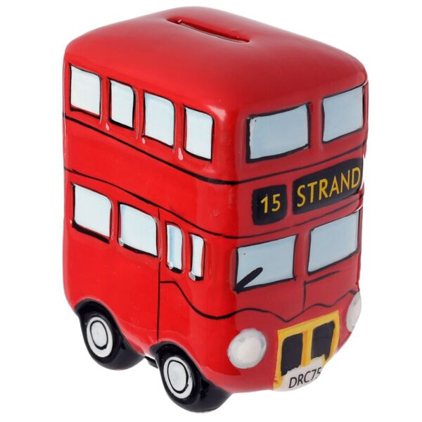 MB98_002_1608806009 Fun Novelty Ceramic Red Routemaster Bus Money Box