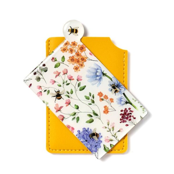 MIRR78_003_1731492490 Compact Pocket Mirror - Nectar Meadows Bee