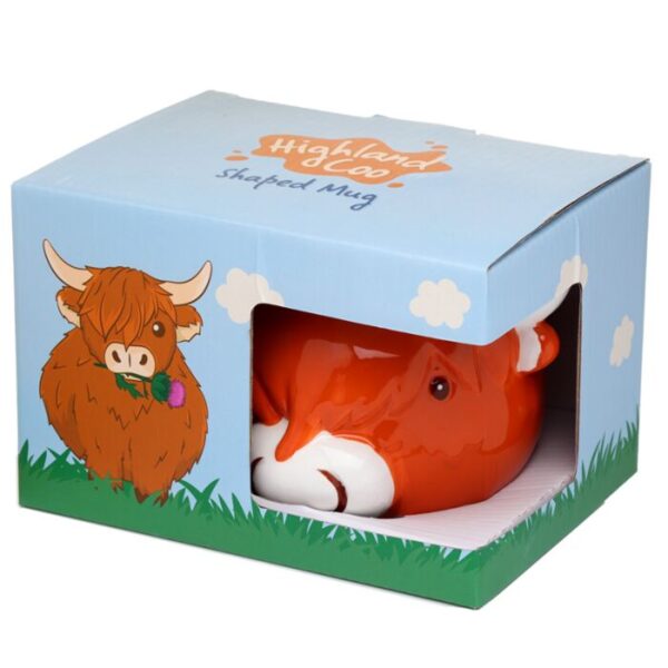 MUG383_005_1629817434 Ceramic Shaped Head Mug - Highland Coo Cow