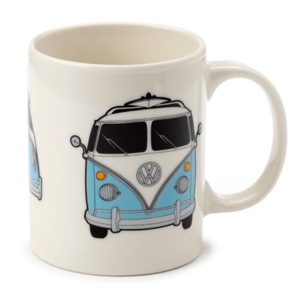 MUG413_001_1698333795 Porcelain Mug - Volkswagen VW T1 Camper Bus Surf Adventure