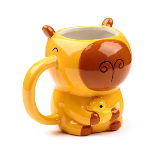 MUG466_001_1747298682 Novelty Shaped Ceramic Mug - Capybara