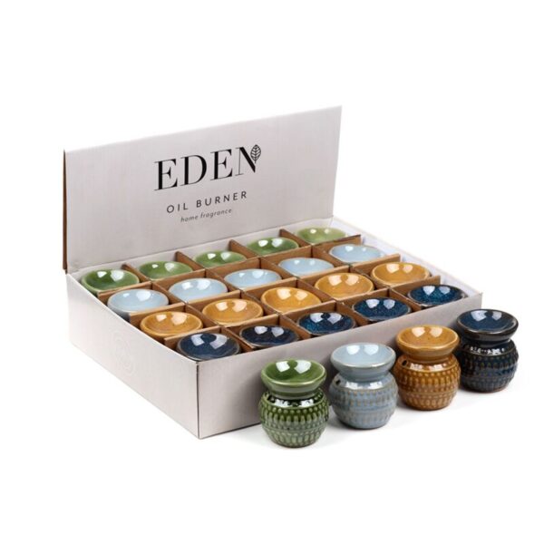 OB423_001_1748878394 Porcelain Small Oil Burner - Eden Dotty
