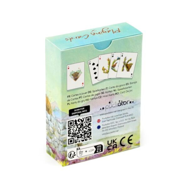 PCARD19_010_1744801715 Standard Deck of Playing Cards - Jan Pashley Highland Coo