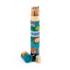 PCASE92_003_1748270414 Large Colouring Pencil Tube & Sharpener - Adoramals Wild