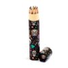 PCASE93_005_1748270438 Large Colouring Pencil Tube & Sharpener - Day of the Dead
