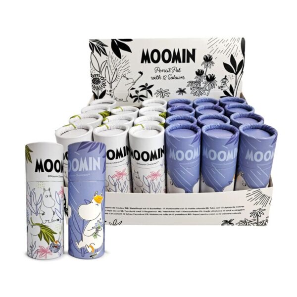 PCASE95_001_1742244827 Colouring Pencil Tube - Moomin