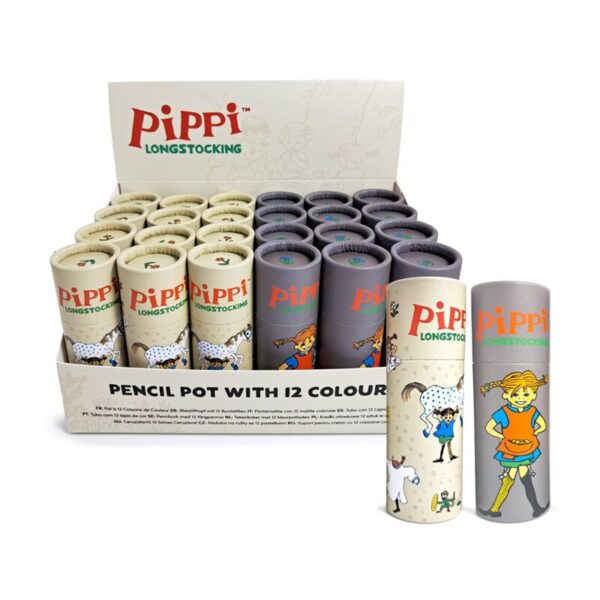 PCASE99_001_1742244857 Colouring Pencil Tube - Pippi Longstocking