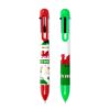 PEN288_002_1748270474 Multi Colour Pen (6 Colours) - Welsh Dragon