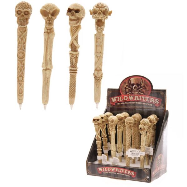PEN60_001_1599569010 Novelty Pen - Skull