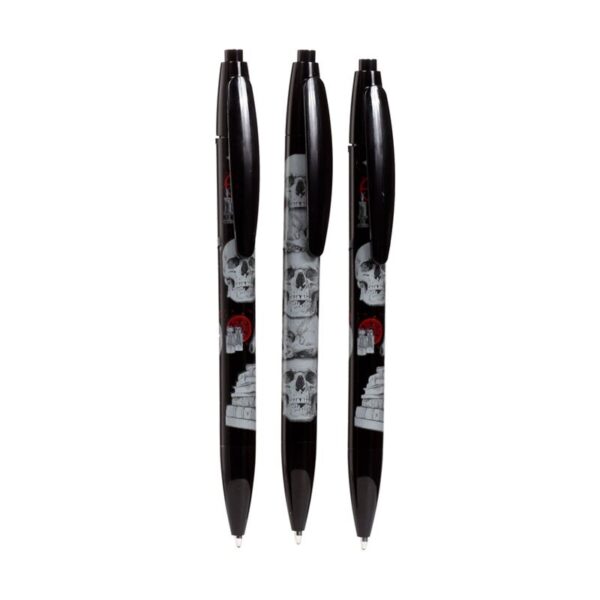 PENS40_002_1741603470 Recycled ABS 3 Piece Pen Set - Gothica