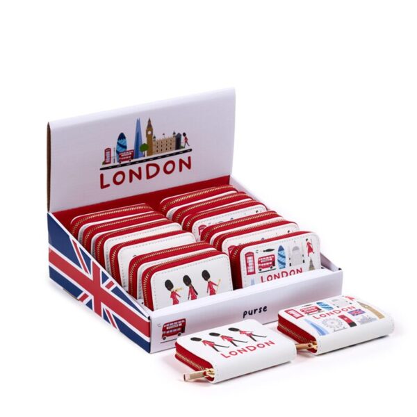 PUR160_001_1742376235 Small Zip Around Wallet - London Souvenir