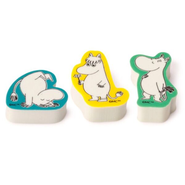 Eraser 3 Piece Set - Moomin