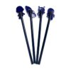 STA383_003_1745850586 Pencil with PVC Topper - Space Cadet