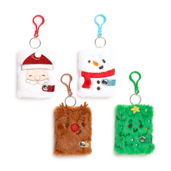 XMEMO141_002_1752594559 Plush A7 Notebook - Jingle Bunch Christmas