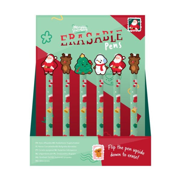 Erasable Pen with PVC Topper - Jingle Bunch Christmas