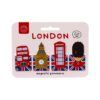 BOOK16_002_1737644333 Magnetic Shaped Bookmark Set - London Souvenir