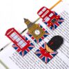 BOOK16_003_1737644333 Magnetic Shaped Bookmark Set - London Souvenir