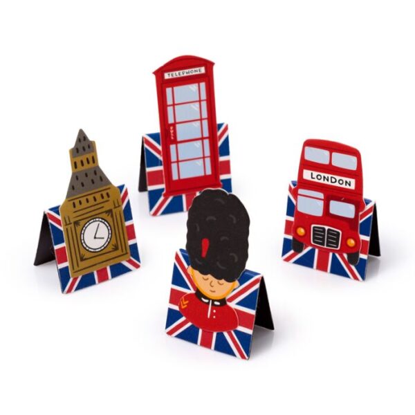BOOK16_004_1737644333 Magnetic Shaped Bookmark Set - London Souvenir
