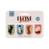 BOOK18_002_1737644373 Magnetic Shaped Bookmark Set - Feline Fine Cats (New)