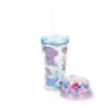 CUP82_005_1754906209 Double Walled Cup with Lid, Straw & Charms - Adoramals Maddie the Axolotl