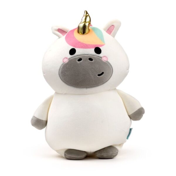 CUSH377_003_1740580910 2-in-1 Swapseazzz Travel Pillow and Plush Toy - Astra the Unicorn Adoracorns