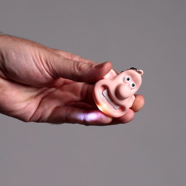 KEY294_003_1753283114 LED Keyring - Wallace & Gromit