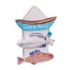 3D Printed Souvenir Seaside Magnet - Nautical Fish Sign