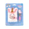 MEMOS09_001_1752594476 Plush A7 Notebook & Multi Colour Pen - Unicorn Magic