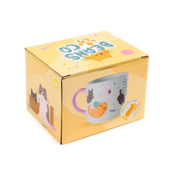 MUG476_007_1755695156 Large Porcelain Mug - Beans & Co Cat
