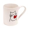 MUG483_001_1755695176 Stoneware Mug - Cat with Heart