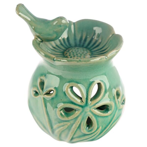 OB275_002_1599562272 Ceramic Oil Burner - Bird Bath Design