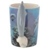 Shaped Handle Ceramic Mug - Dolphin