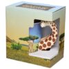 SMUG22_006_1628770427 Shaped Handle Ceramic Mug - Giraffe Savannah Decal