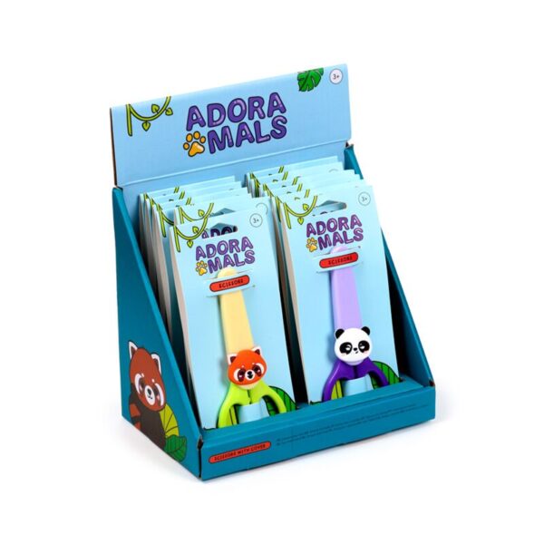 STA404_001_1753975953 Kids Scissors in Holder with Charm - Adoramals Wild