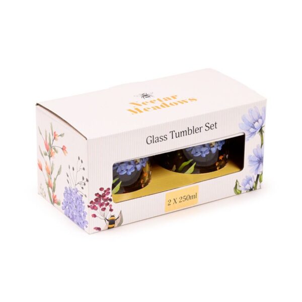 TUMB13_002_1752507019 Glass Tumbler Set of 2 250ml - Nectar Meadows