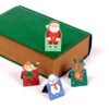 XBOOK22_004_1753975998 Magnetic Shaped Bookmark Set - Jingle Bunch Christmas