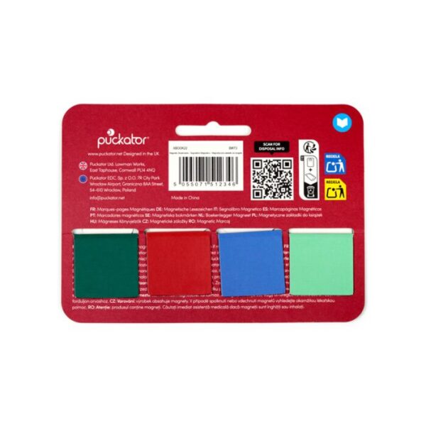 XBOOK22_010_1753975998 Magnetic Shaped Bookmark Set - Jingle Bunch Christmas