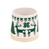 Stoneware Mug - Green Reindeer