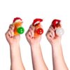 XTY1041_002_1754321816 Queasy Squeezies Fidget Toy - Christmas Hat Highland Coo