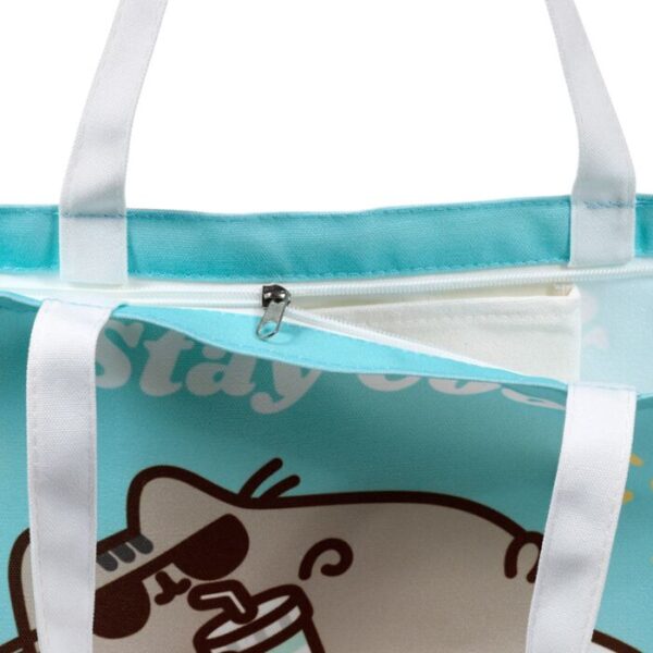 BBAG05_006_1746545113 Polyester Beach Bag - Pusheen the Cat Summer